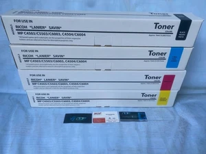 4 Ricoh Toner KCMY MP C6003 C4503 C5503 C6004 841849 841852 841851 841850 JAPAN - Bild 1 von 3
