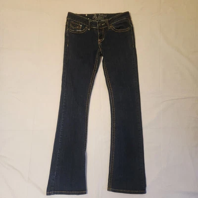 Pantalones de mezclilla ANTIGUOS REMACHES para mujer talla 27 ver descripción  Foto 1 de 4