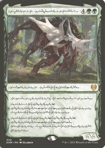 MTG Vorinclex, Monstrous Raider (333) *Sin lámina* Phyrexian Chase Kaldheim MT/NM - Imagen 1 de 2