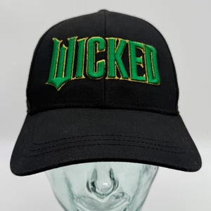Gorra de béisbol Universal Studios Wicked bordada con correa negra y verde OS - Imagen 1 de 10