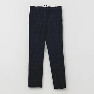 Theory Women’s Navy Stretch Striped Plaid Pants 4/30x30 - Picture 1 of 6