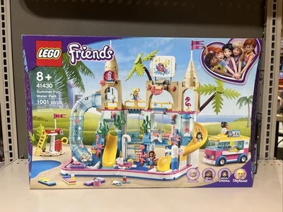 LEGO Friends 41430 Summer Fun Water Park 1001 Piece Set OPEN BOX SEALED PARTS - Image 1 of 2