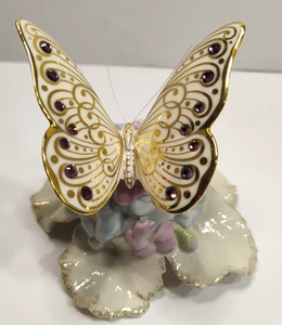 Piedras Púrpura De Colección Lenox My Butterfly Wish Febrero Retiradas - Imagen 1 de 10