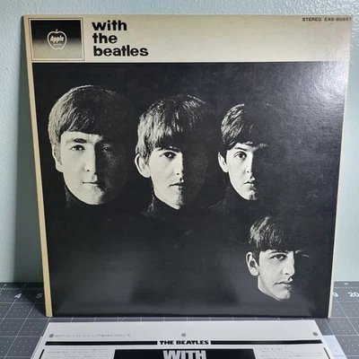 Beatles ‎~ With The Beatles ~ 1976 IMPORT Japan LP Vinyl Records – EAS-80551 - Image 1 of 4