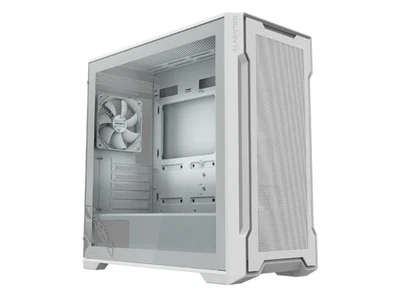 Gigabyte C102 Middle Tower PC-Gehäuse - Weiß, Beleuchtete Lüfter - Bild 1 von 4