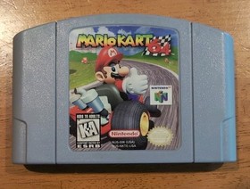 Mario Kart N64 Nintendo 64, 1996 Authentic Game Cartridge Tested