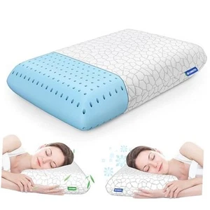 Memory Foam Pillows for Sleeping, Cooling Pillow with Removable and Machine - Picture 1 of 7