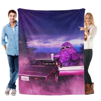 Grimace Blanket Soft Bed Sofa Throw Cozy Lightweight Birthday Gift - Image 1 of 4
