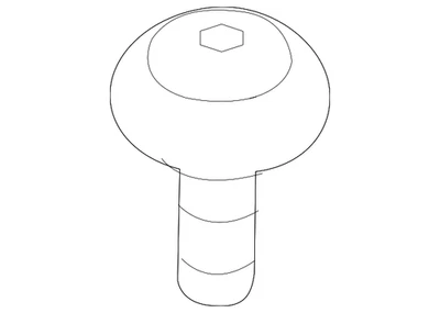 Genuine Kia Fender Liner Retainer 86590-28000 - Image 1 of 2