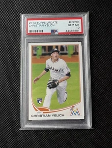 2013 Topps Update #US290 Christian Yelich Marlins RC Rookie PSA 10 GEM MINT - Picture 1 of 2