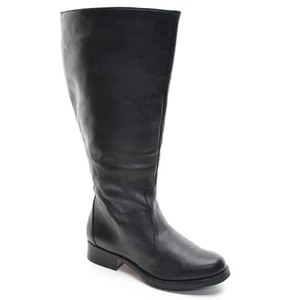 Damas Boteria Negreiros Botas de Montar Hechas a Mano 38/7 Negro Eje Ancho Zapatos - Imagen 1 de 6