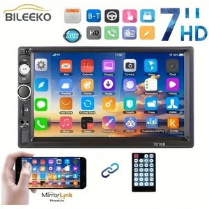 Car Stereo 2 Din Car Radio 7 Inch MP5 Player HD Touch Screen Multimedia USB TF - Picture 1 of 9