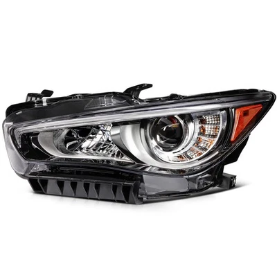 Full LED Headlight Assembly For 2018 2019 INFINITI Q50 w/o AFS Left Driver Side - Image 1 of 4