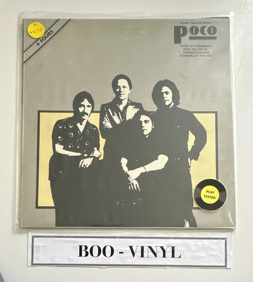 Poco - Four Tracks From Poco 12" Vinyl Record 4 Tracks EX / VG+ Condition - Image 1 of 4