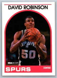 1989-90 NBA Hoops - #310 David Robinson (RC) - Picture 1 of 2