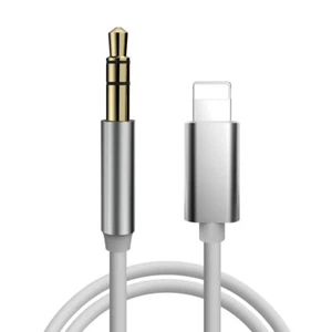 For iPhone 8 X XR 11 12 13 14 Pro Max 8 Pin to 3.5mm AUX Audio Car Adapter Cord - Picture 1 of 17