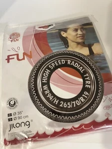 ciambella ruota gonfiabile 90 Cm gioco galleggiante mare piscina salvagente - Imagen 1 de 2