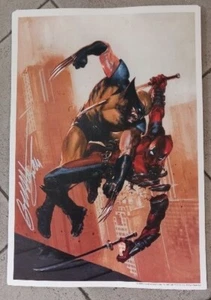 GABRIELE DELL'OTTO LITOGRAFIA DEADPOOL E WOLVERINE LUCCA 2024 SIGNED - Bild 1 von 1