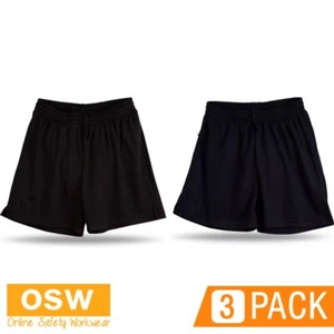 3 X Cross Breathable Zipped Pocket Shorts Adults Cooldry Knitted Fabric Easy Fit - Picture 1 of 6