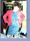 Found Color Photo Q+5115 Pretty Woman In Dress Posed With Hands On Hips
