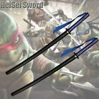 Combo of 2 Ninja turtle Leo katana pair T10 steel functional samurai sword anime