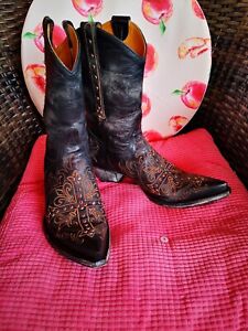 😲 Mexicana Stiefel Boots Cowboy Stiefelette Gr 37 NP 980 US Dollar Swarovski 👢