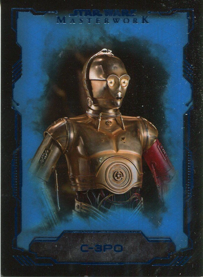 Star Wars Masterwork 2016 SP Blue Base Card #67 C-3PO - Image 1 of 1