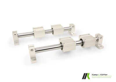 2x Wellenführung / Linearführung inkl. Wagen [16/20/25] [250 bis 2000mm] - Bild 1 von 4