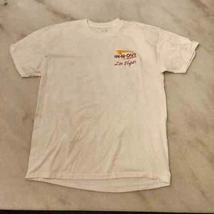 Vintage Men White Crewneck Cotton In N Out Burger Arizona Graphic T-Shirt Size L - Picture 1 of 7