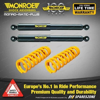 Rear Standard Monroe Shock Absorbers King Springs for HOLDEN TORANA SLR 74-79 - image 1 of 3