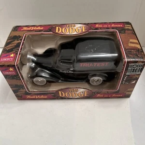 Liberty Classics True Value 1936 Dodge Tru-Test Panel Truck Bank New, Black - Picture 1 of 7