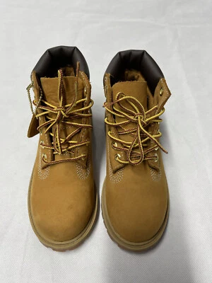 Timberland 6 pulgadas premium botas de cuero de trigo para niños talla 13 Foto 1 de 4