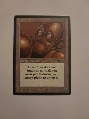 Brass Man MP Arabian Nights MTG Magic the Gathering - Image 1 of 4