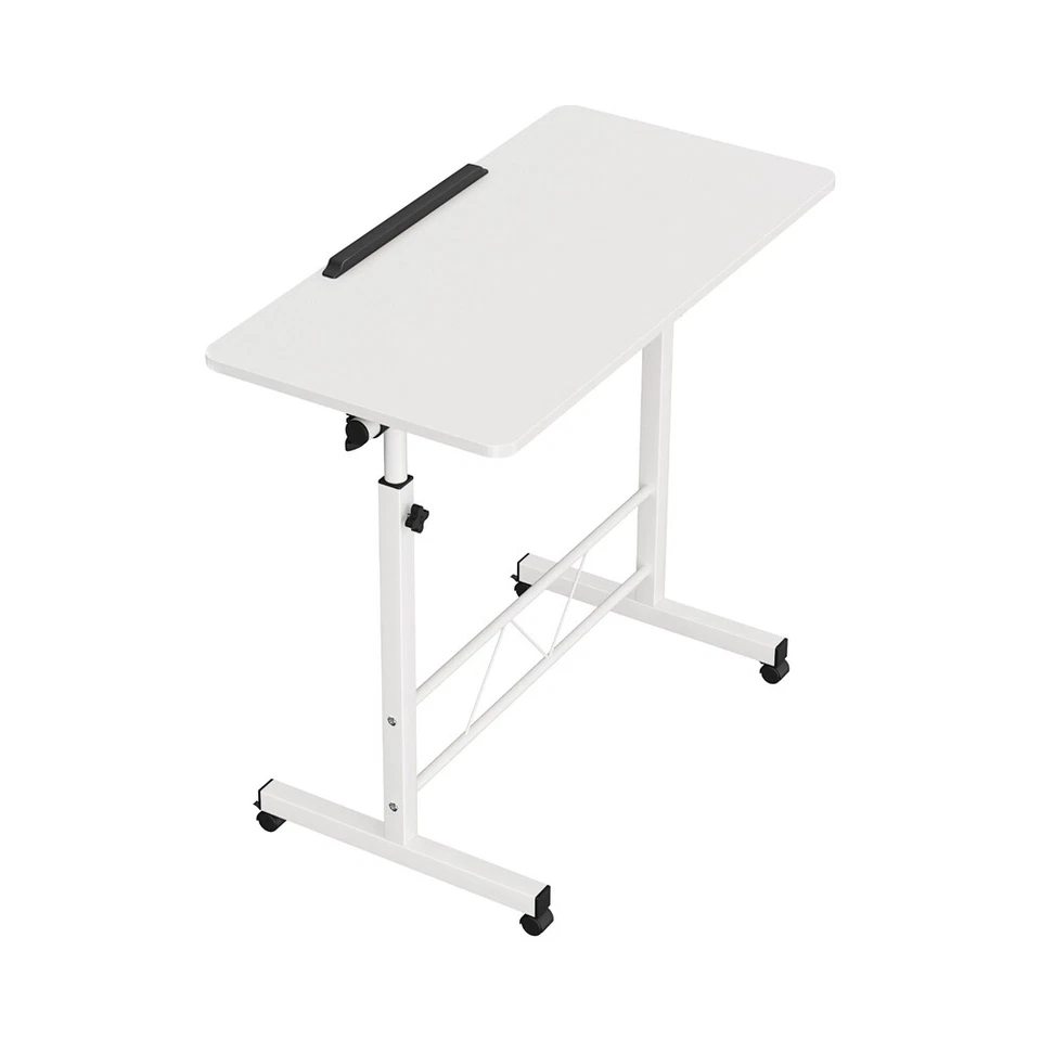 Portable Mobile Laptop Desk Notebook Computer Height Adjustable Table Sit Stand