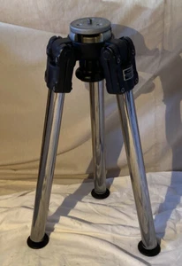 REDUCED Manfrotto/Bogen 3061. 132 Short Chrome Heavy Duty Legs Holds 66 Lbs - Picture 1 of 8