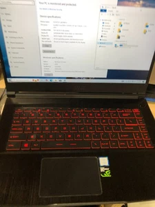 MSI Gaming Laptop MS-16R1 - GTX 1050 - 16GB Ram - 240GB SSD - No Battery - Picture 1 of 12