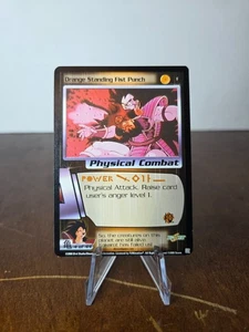 2000 Score DBZ CCG - Orange Standing Fist Punch - Saiyan Saga - #1 Limited LP - Picture 1 of 2