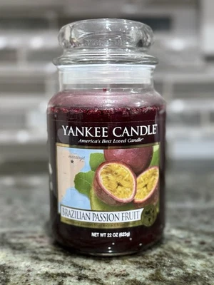 Yankee Candle "Brazilian Passion Fruit" Large Jar 22oz - Image 1 of 4