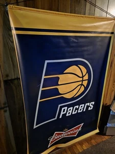 Indiana Pacers Banner 60" x 40" Vinyl doppelseitig Budweiser Playoffs Basketball - Bild 1 von 23
