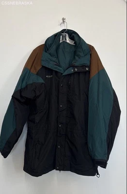 Chaqueta Columbia Double Whammy negra, verde y marrón - Talla XL Foto 1 de 4