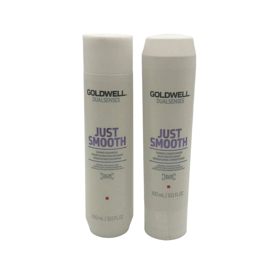 Champú y acondicionador Goldwell Dualsenses Just Smooth Taming dúo 10,1 oz Foto 1 de 1