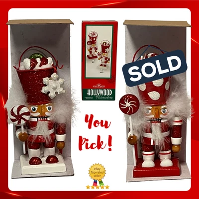 Kurt Adler Short Bucket Hat Soldier Wooden Hollywood Christmas Nutcracker 7 1/2" - Image 1 of 4