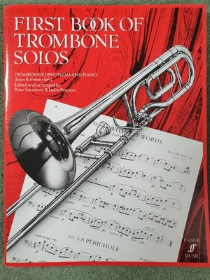 First Book of Trombone Solos	Faber	Trombone/Euphonium. School sheet music - Image 1 of 2
