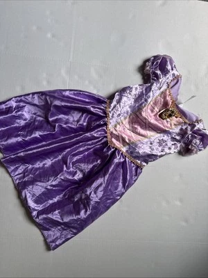 Disney Store Rapunzel Vestido Enredado Disfraz Tul S 4/6x Púrpura Rosa Foto 1 de 2