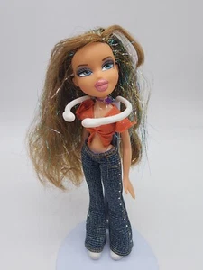 Bratz Doll Yasmin 2001 New Years Eve LE Pastel Tinsel Streaks Long Brunette Hair - Picture 1 of 13