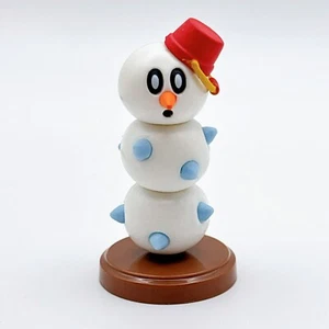Choco Egg Super Mario 3D World "Snow Pokey" Mini Figure Furuta Japan Rare - Picture 1 of 8