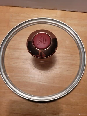 Tapa de vidrio rojo de repuesto para llanta interior Paula Dean de 7”   Foto 1 de 4