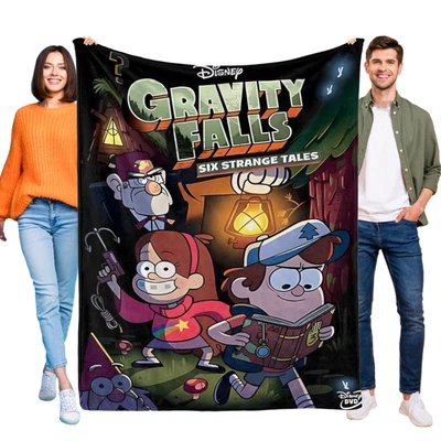 Blanket Throw Gravity Falls for Kids Boys Girls Birthday Gifts Home Decor - Image 1 of 4