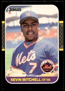 1987 Donruss 599 Kevin Mitchell New York Mets Baseball Card