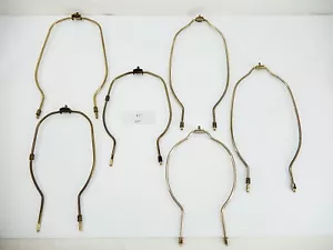 Lotto 6 arpe per lampade vintage resistenti. 2 stili. 1 BERGER. 11"-14" H. #5. - Foto 1 di 9